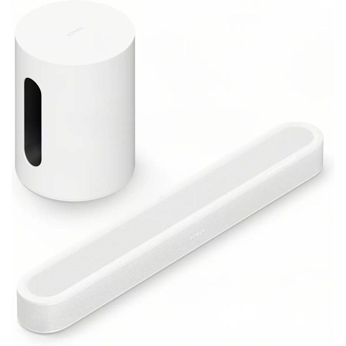 Sonos Paket Beam Ultra + Sub Mini vit