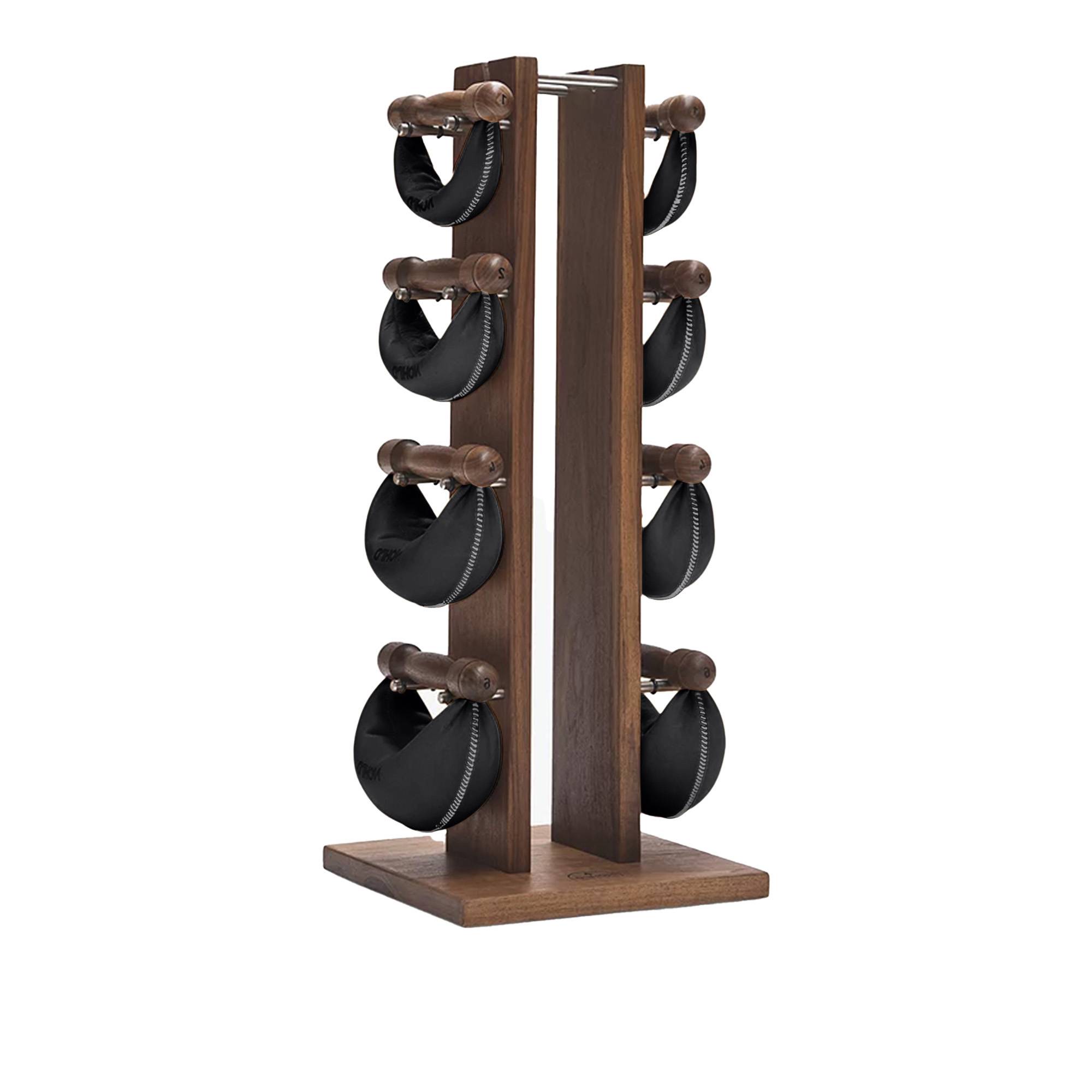 WaterRower - NOHrD SwingTower Hand-weight Set, Walnut Black Special - Träningsredskap - Träfärgad