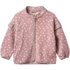 Wheat Fleecejakke Ellena Str 3 år / 98 cm - Rosewood Dots Termojakker Polyester hos Magasin