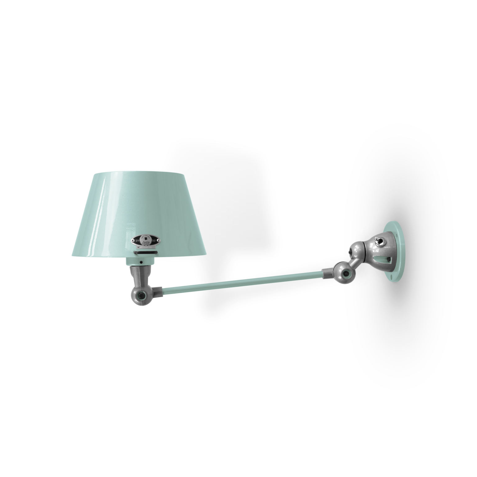 Aicler AID301 væglampe fra Jieldé - Vespa green / Poleret/blank
