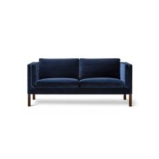 Fredericia Furniture - Mogensen Sofa 2335 by Børge Mogensen - Soffa för 2 personer - Harald 792 / Black Lacquered Oak - W180 x D78 x H78 x SH43 cm