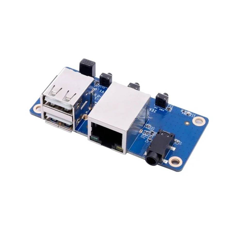 For Orange Pi Expansion Board for Orange Pi Zero 2W PC Board with USB Network Interface Infrared Audio