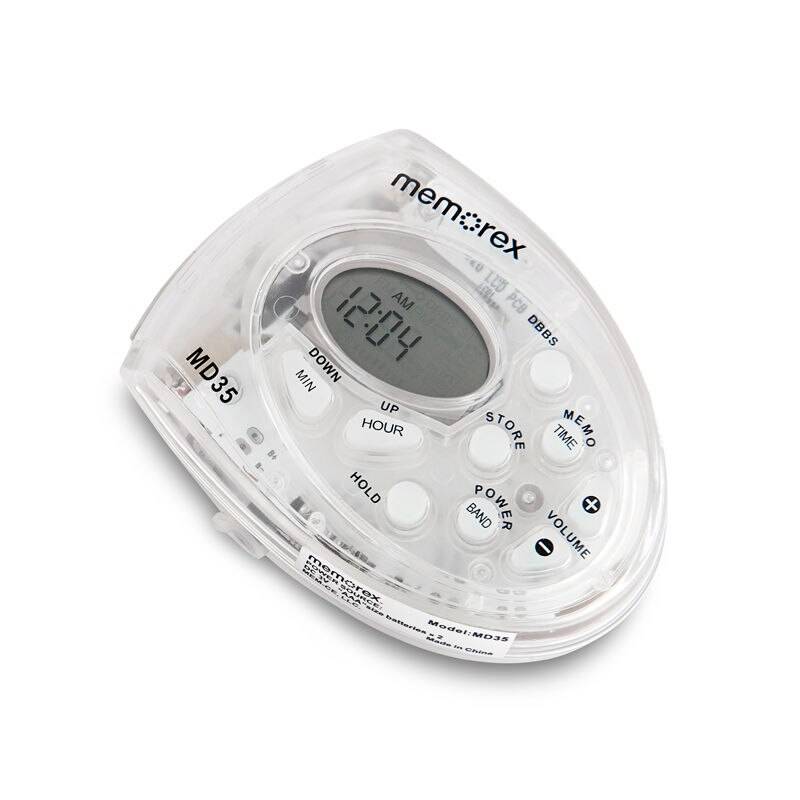 Fm am mini pocket radio hifi stereo bärbar mottagare med lcd-skärm stöder insättning med ett klick och anti-mistouch-lås