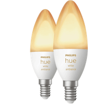 Philips Hue White Ambiance 5.2W E14 2-pack