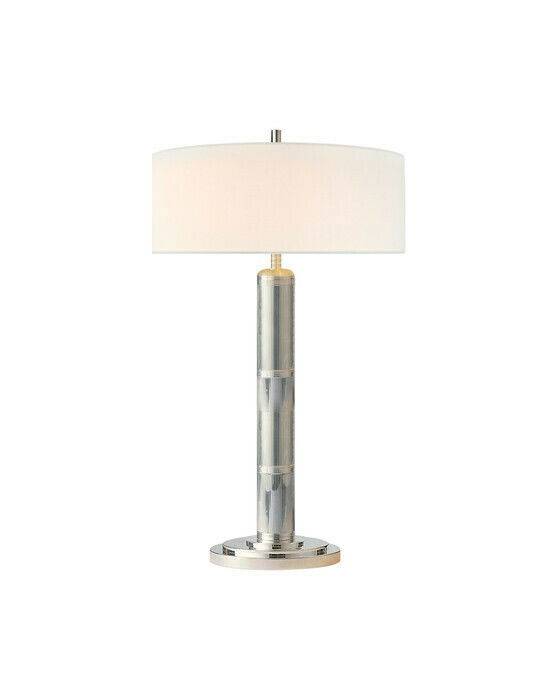 Longacre Tall Table Lamp  Nickel