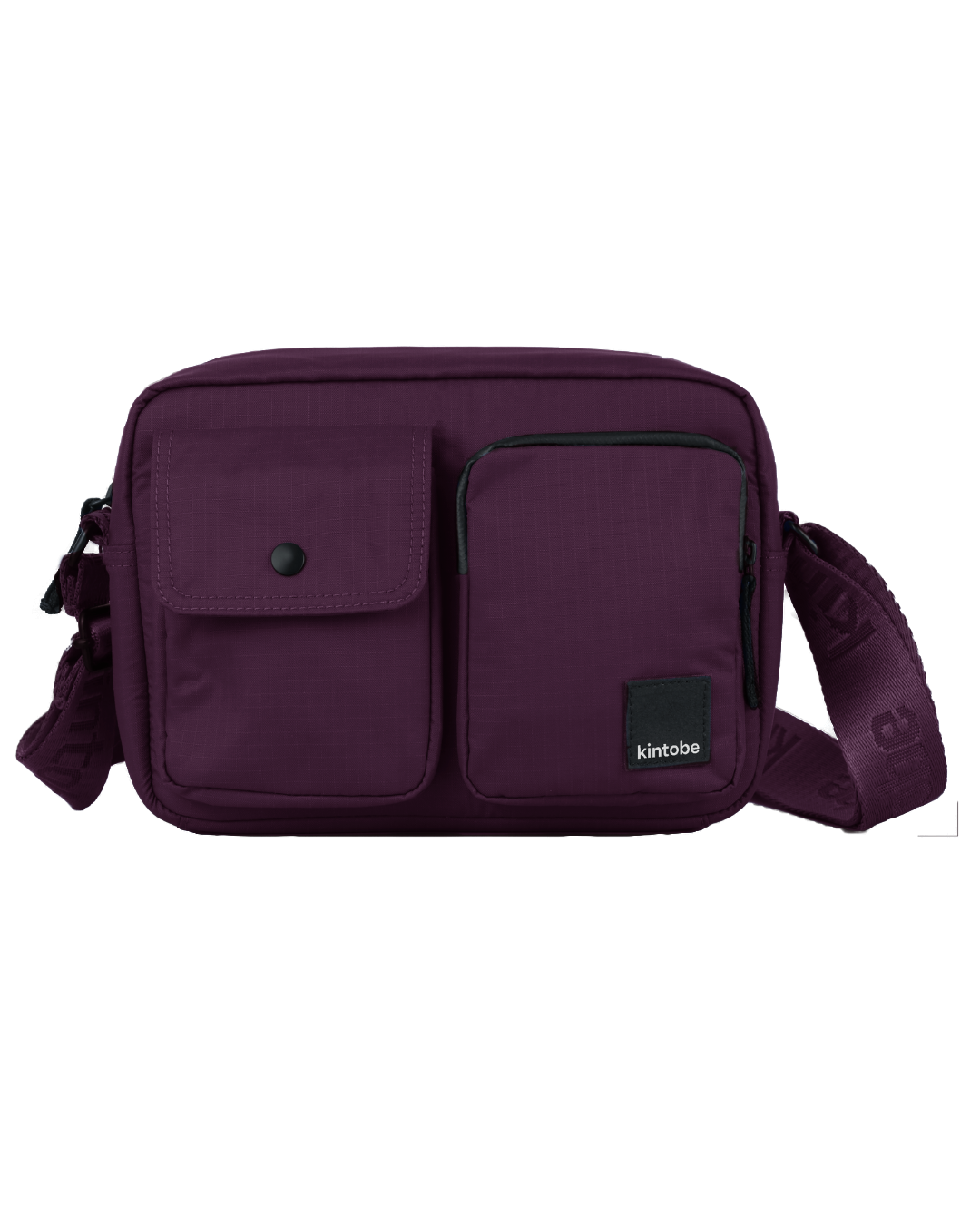 Kintobe Miles Cross Bag - Deep Aubergine
