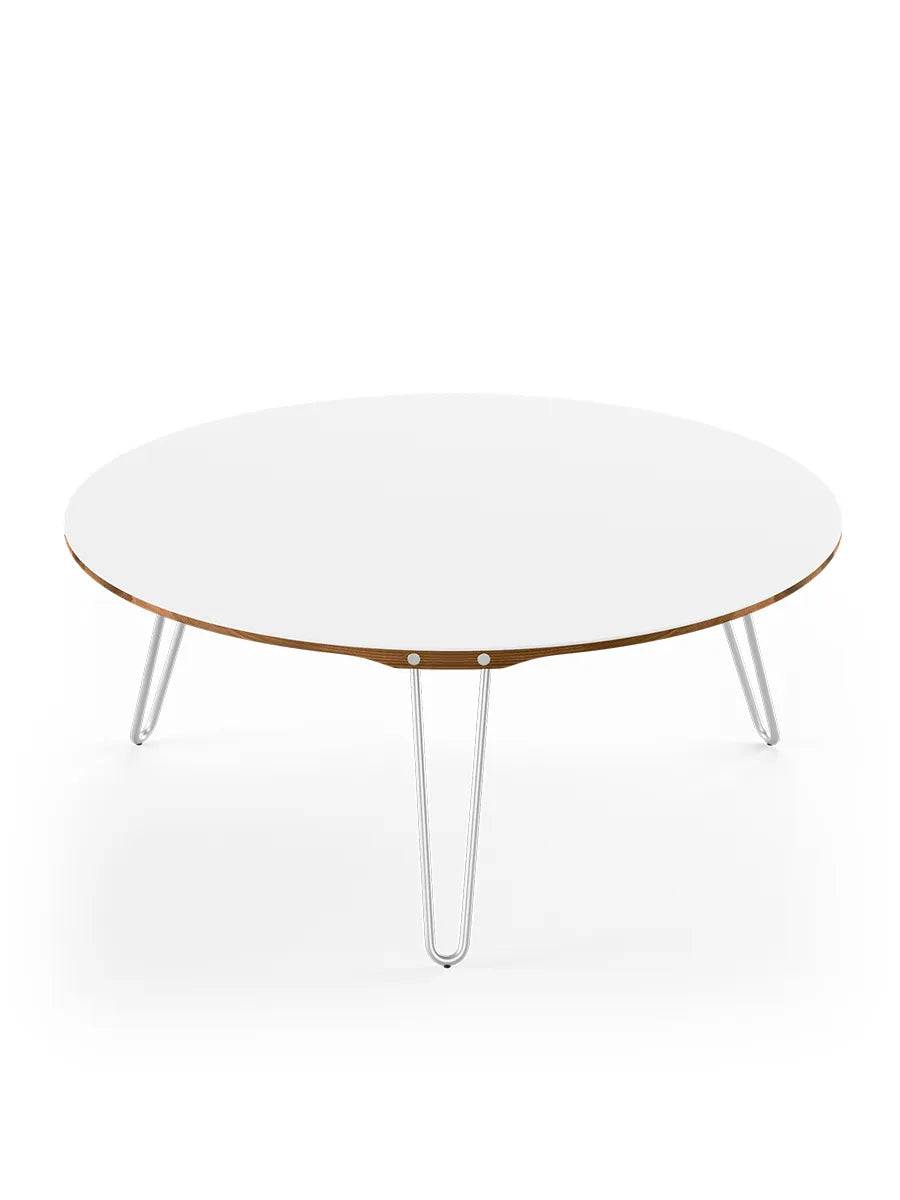 AK1851 Sofabord fra Naver Collection Valnød olie / H: 30 cm / Rustfrit stål - Jacobsen Plus