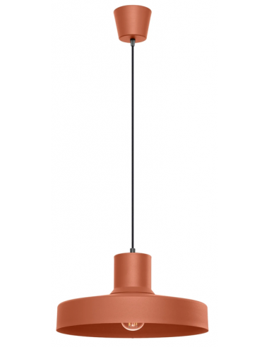 BILO Loftlampe i stål Ø35 cm 1 x E27 - Murstensrød