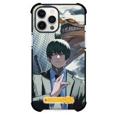 Chainsaw Man Aki Hayakawa Phone Case For iPhone Samsung Galaxy Pixel OnePlus Vivo Xiaomi Asus Sony Motorola Nokia - Aki Hayakawa Calling Fox Devil