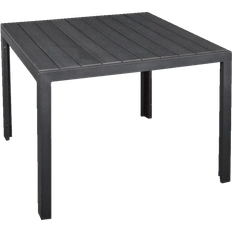 Ringsted nonwood havebord 100x100 - Sort