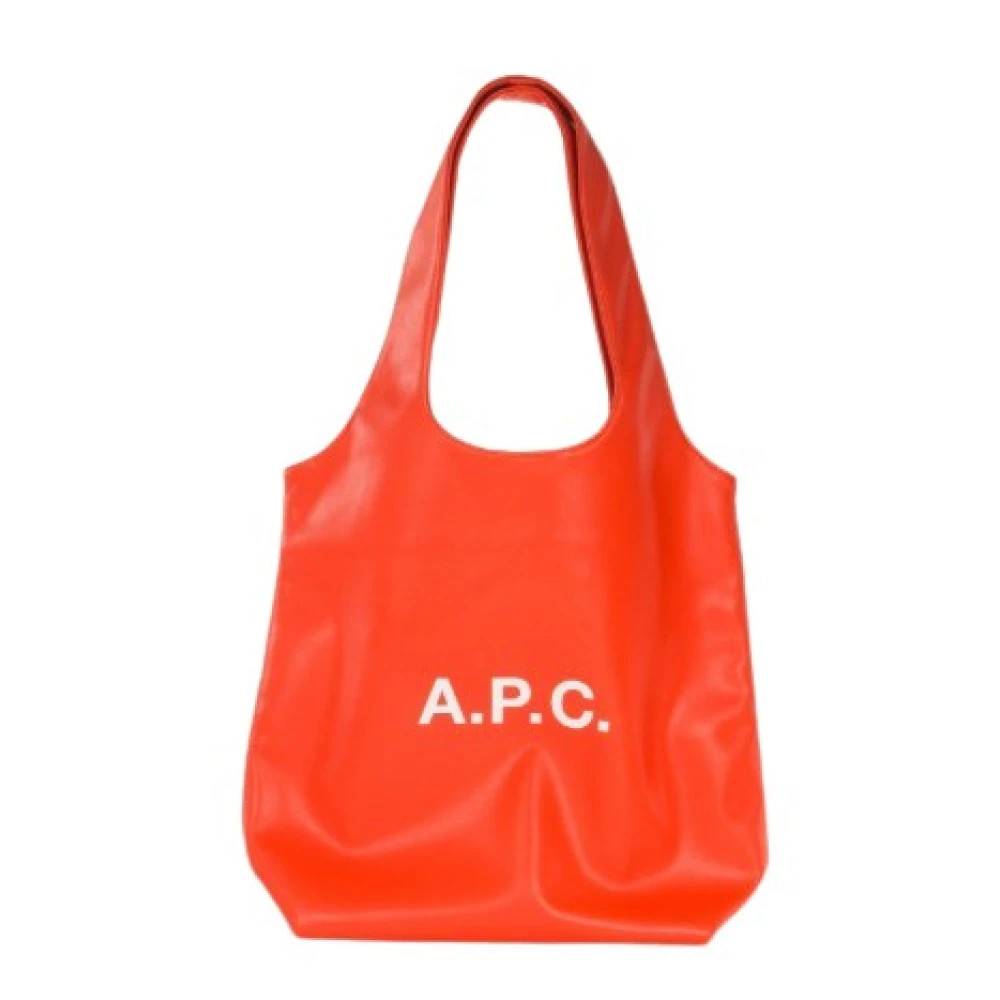 A.P.C. Tote Ninon - Tasker - Dame - Rød - ONE SIZE - Uld