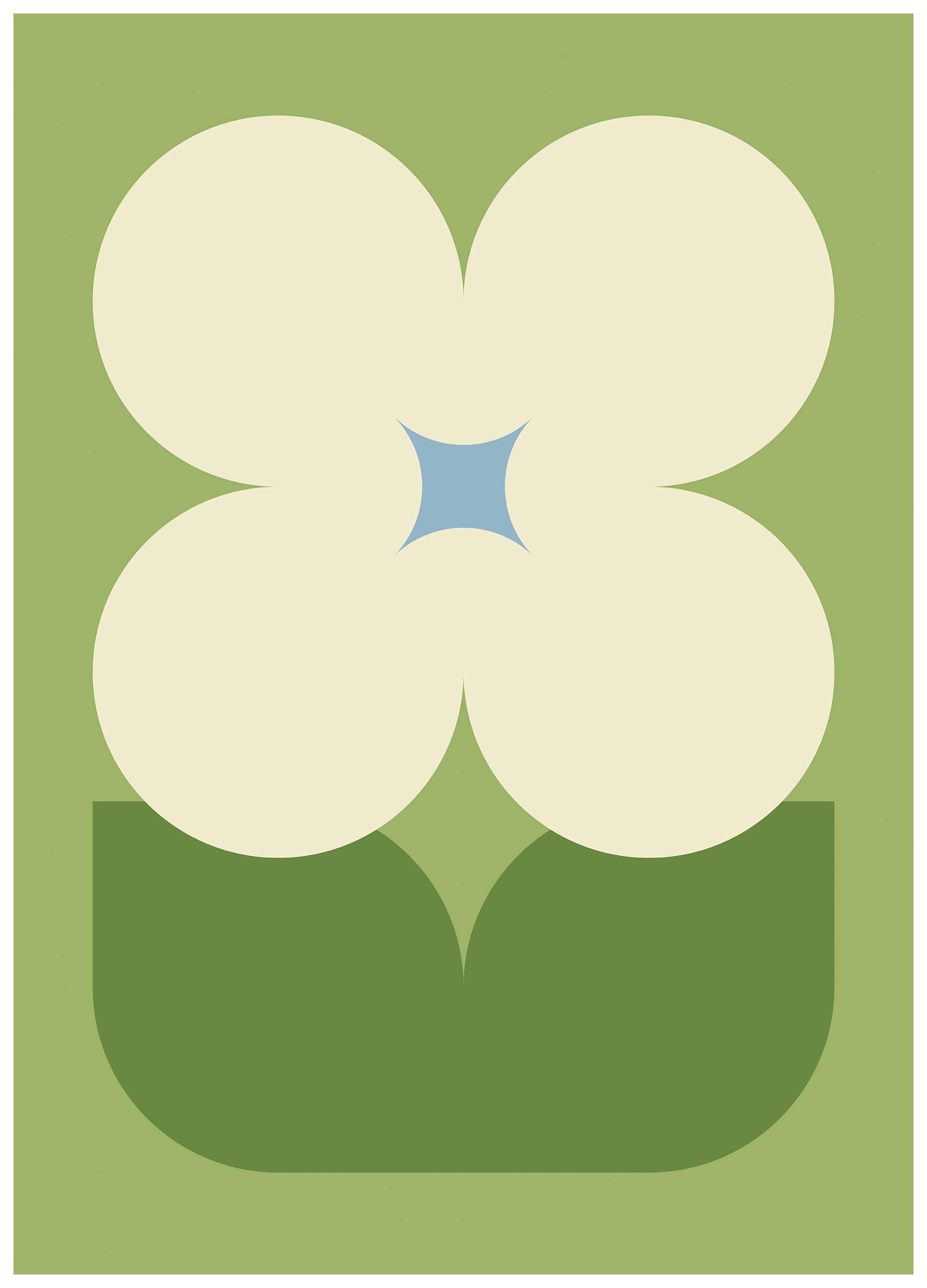 Bold Clover Poster (50x70 cm)