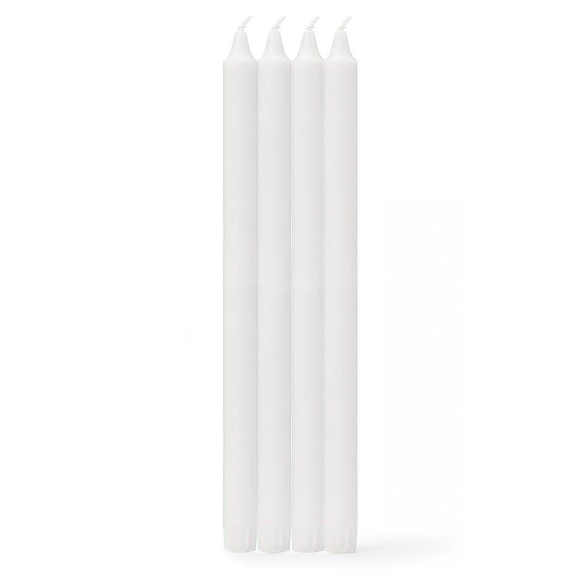 Kronljus Stearin 35cm 8-p Vit