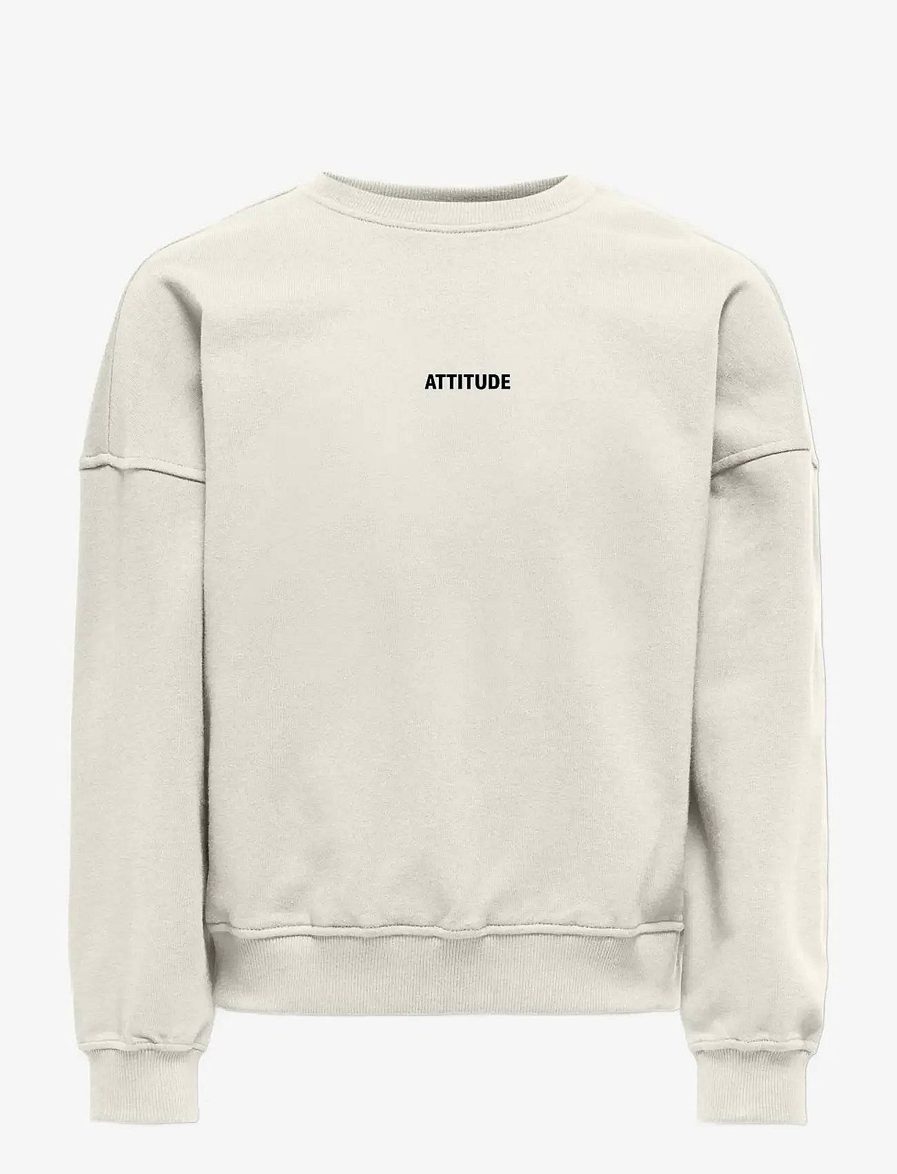 KIDS ONLY Kogdottie L/S O-Neck Sweatshirt Swt | Cream | 134-140