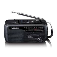 Lenco bärbar nödradioficklampa och powerbank - Svart