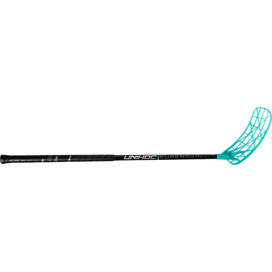 Unihoc Evolite Superskin 32 Flex Innebandyklubbor Black/turquise - 92 CM LEFT