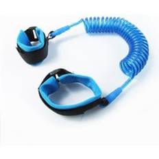 Justerbar barn säkerhetssele barn handled koppel antiförlorad länk barn bälte gå assistent baby rullator armband - Blå / 1.5m