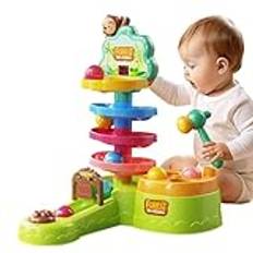 Hammer Ball Popper Game - spännande Whack & Smash Toy, färgglatt interaktivt spel | handkoordinerande leksak för dem, roligt utvecklingsspel för dem, Rob lärande leksak