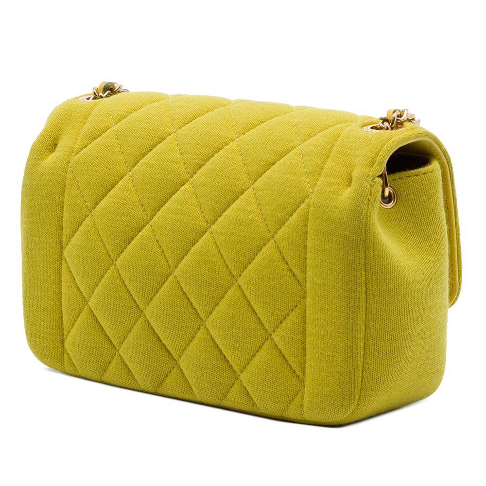 Chanel Vintage Chanel Flap Bag Stl. - Chanel Vintage Från Magasin - Yellow (L 12.50cm x W 19.50cm x D 6cm)