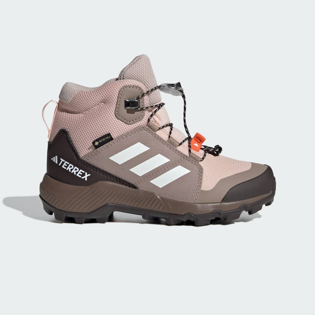 Terrex Mid GORE-TEX Vandringsskor - Blush Pink / Off White / Chalky Brown - 33 1/2