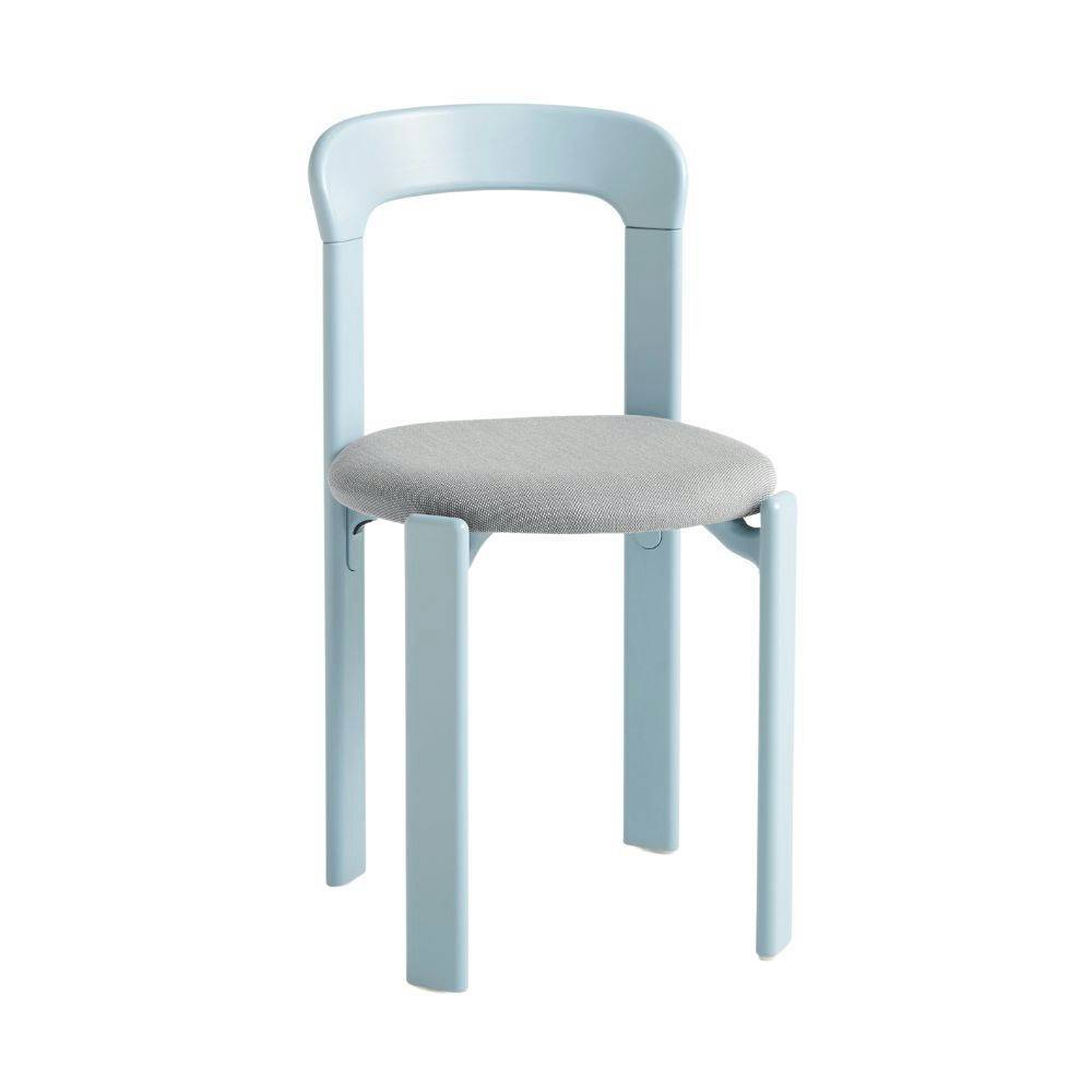 HAY Rey Chair klädsel Matbord stol Slate Blue & Steelcut Trio 113
