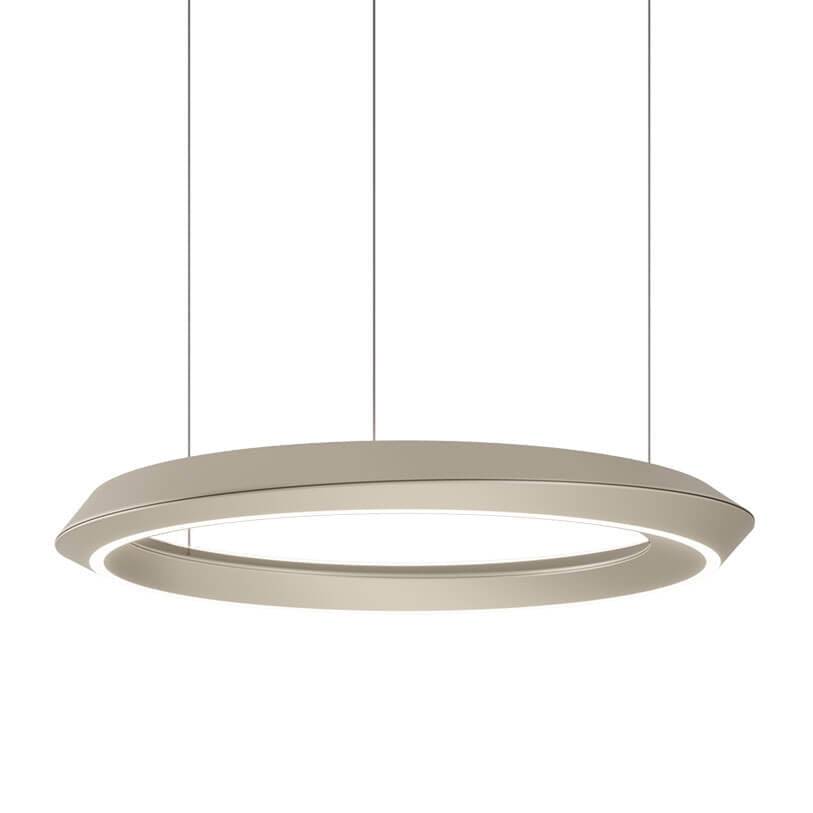 Tidal pendel fra Lodes - Fast version / max 400 cm / Ekstra mat bronze / Mat hvid