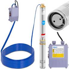 Dränkbar pump för djup brunn, gjord av rostfritt stål, 3000 l/h. upp till 80 m