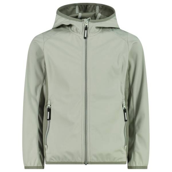 CMP Girl's Jacket Fix Hood Light Softshell Softshelljakke Børn størrelse 116 farve grå
