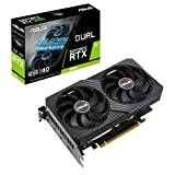 ASUS GeForce Dual RTX 3060 12GB V2 OC Edition Gaming Grafikkarte (GDDR6 Speicher, PCIe 4.0, 1x HDMI 2.1, 3X DisplayPort 1.4a, DUAL-RTX3060-O12G-V2)
