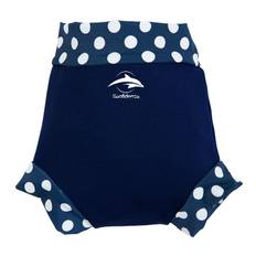 Konfidence Badblöjor - UV50+ - Nappy E- flex - Marinblå Polka - Konfidence - 12-18 mån - Badblöjor