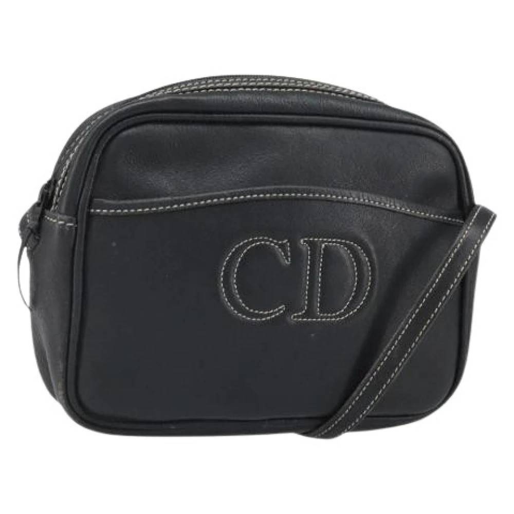Dior Vintage Pre-owned Vintage Skuldertaske - Vintage - Dame - Blå - ONE SIZE - Uld