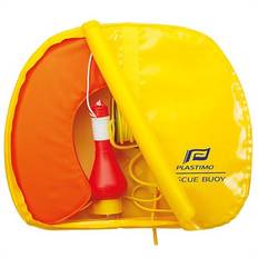 RESCUEBUOY GUL MED RÖD HÄSTSKOBOJ + LJUSBOJSLJUS