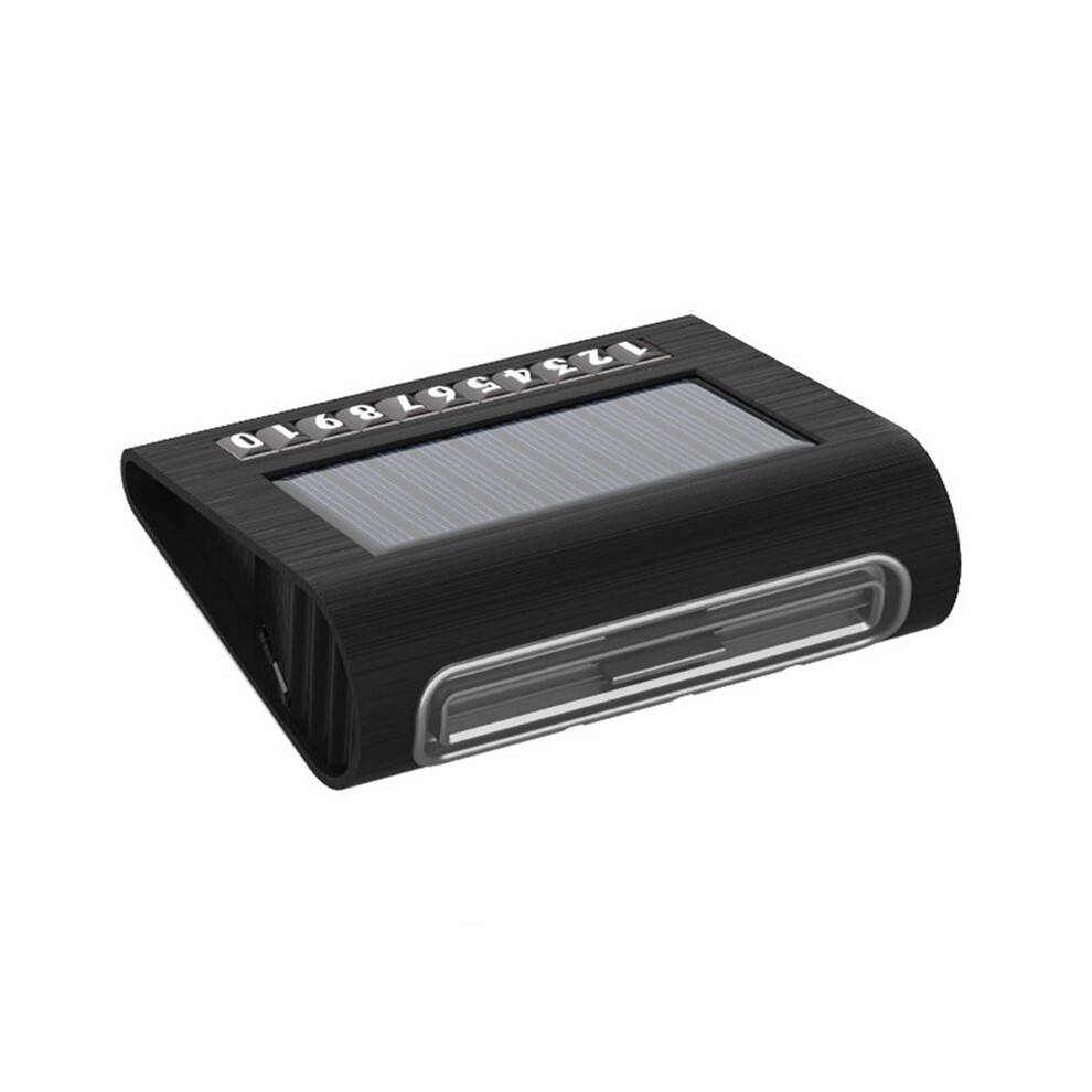 Car Air Purifier Solar Air Cleaner with Ozone and Negative Ion Odor Elimination with Number Plate Car Accessories