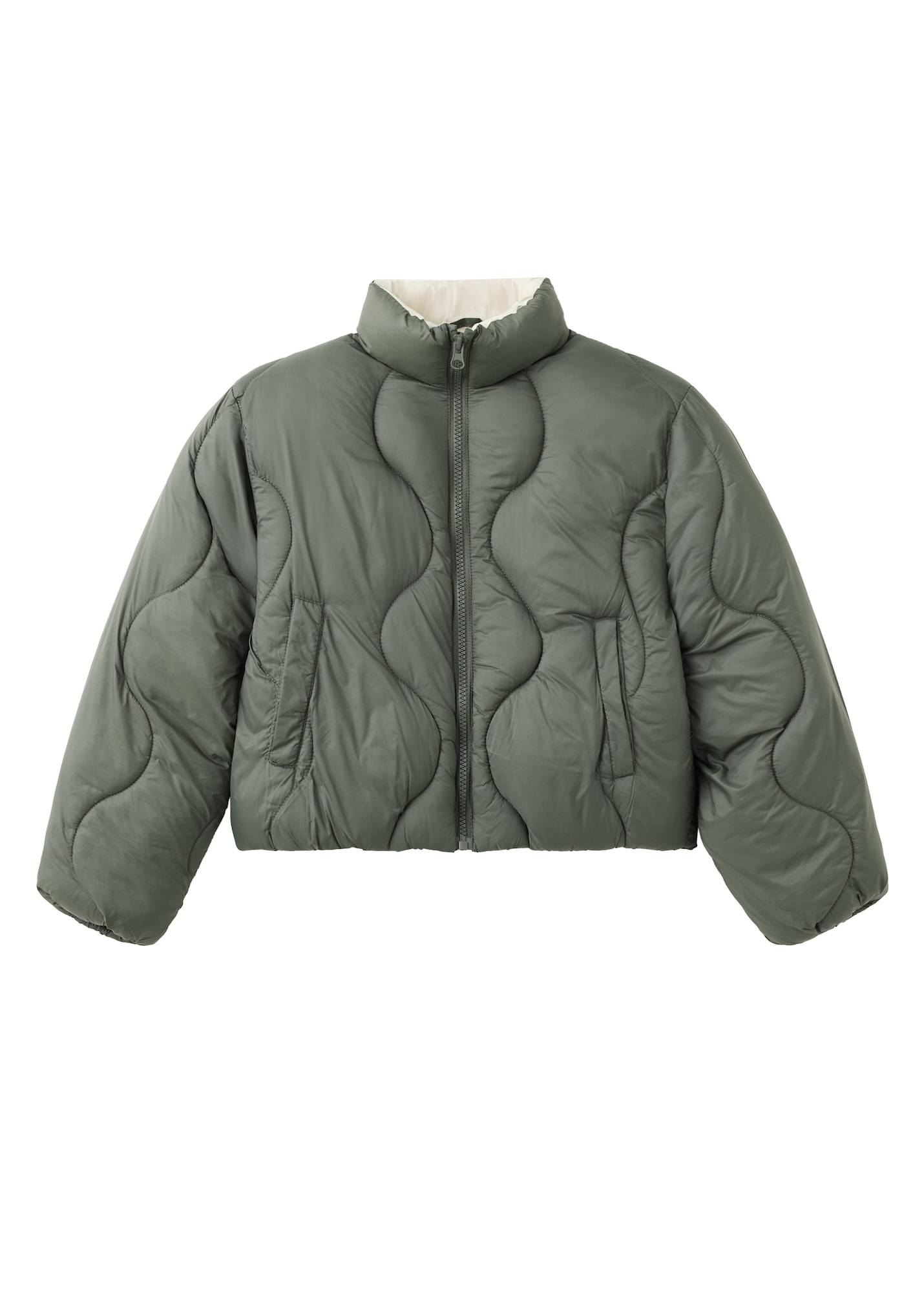 MANGO KIDS Overgangsjakke 'ROMA'  ecru / khaki