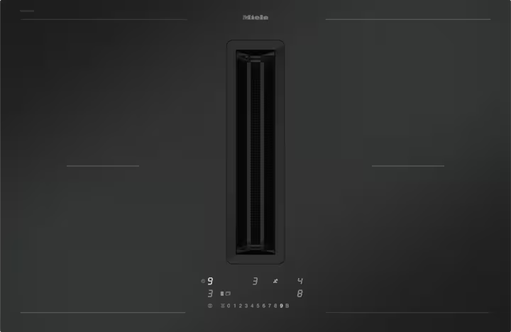Miele KMDA 7876 FL-1 MattFinish induktionskogeplade med indbygget emhætte