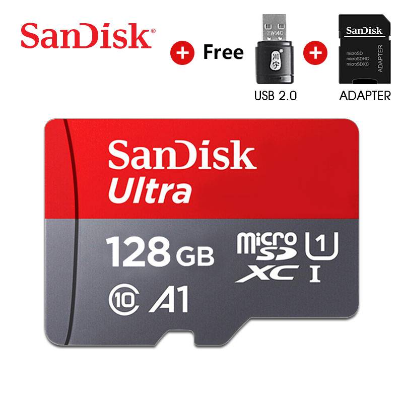 Sandisk minneskort 64gb flash-kort 32gb klass 10 microsd tf-kort micro sd-kort 16gb tarjeta micro sd 128gb minneskort