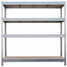 AR Shelving, Stålreol, Pro Series, 4 hylder, maks. 450 kg pr. hylde, galvaniseret