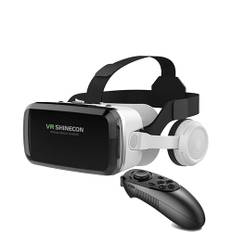 VR-headset 3D virtuell verklighet glasögon tittarbox VR skyddsglasögon kit för iPhone 15 14 13 12 Pro Max Plus Samsung Galaxy S24 S23 S22 S21 Edge etc iOS Android-smartphone för vuxna och barn