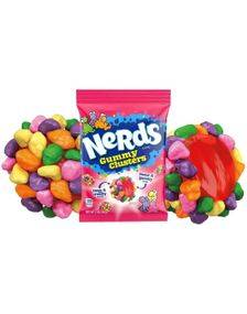 Nerds Gummy Clusters Rainbow - Gelégodis med Sura Krispiga Godis (USA Import)