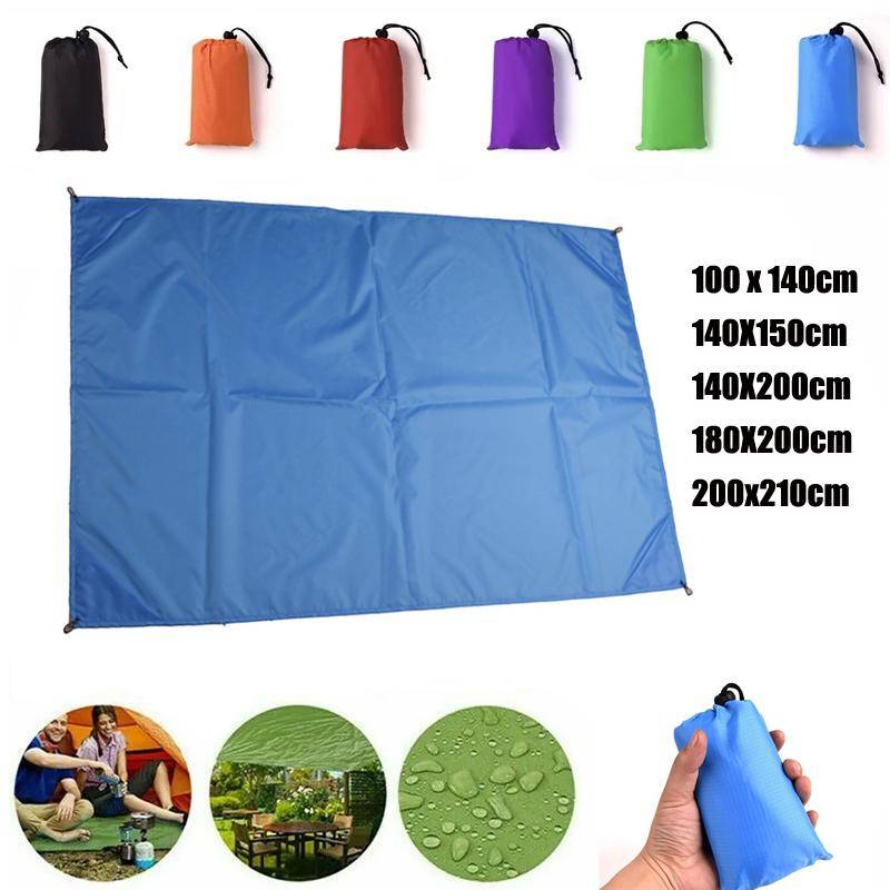 Senaste Gear Ultralätt Tarp Lättviktig MINI Solskydd Markis Campingmatta Tältunderlag 210T Oxford 140-210cm 140 x 200cm
