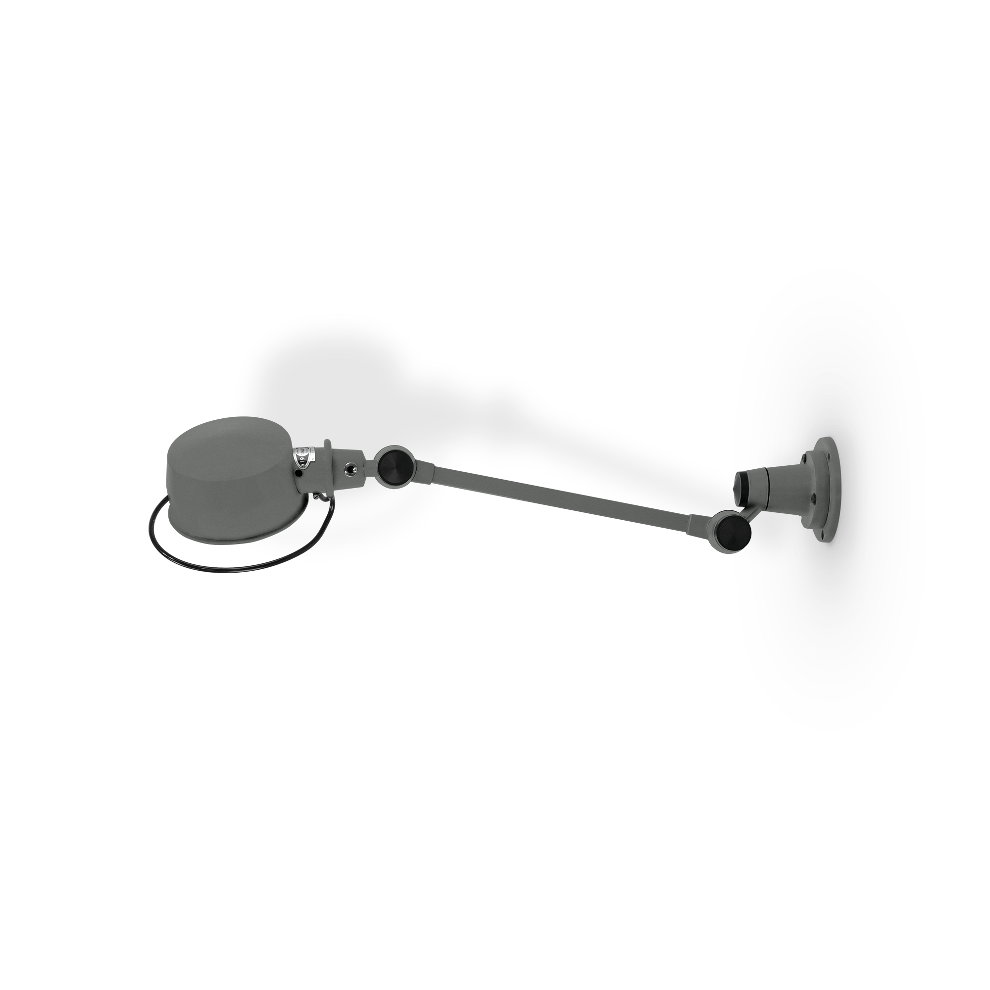 Lak L4001 væglampe fra Jieldé - Mouse grey / Mat