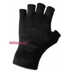 ReflexWear®  Tynde Handsker uden fingre i sort. Unisex - Sort - L