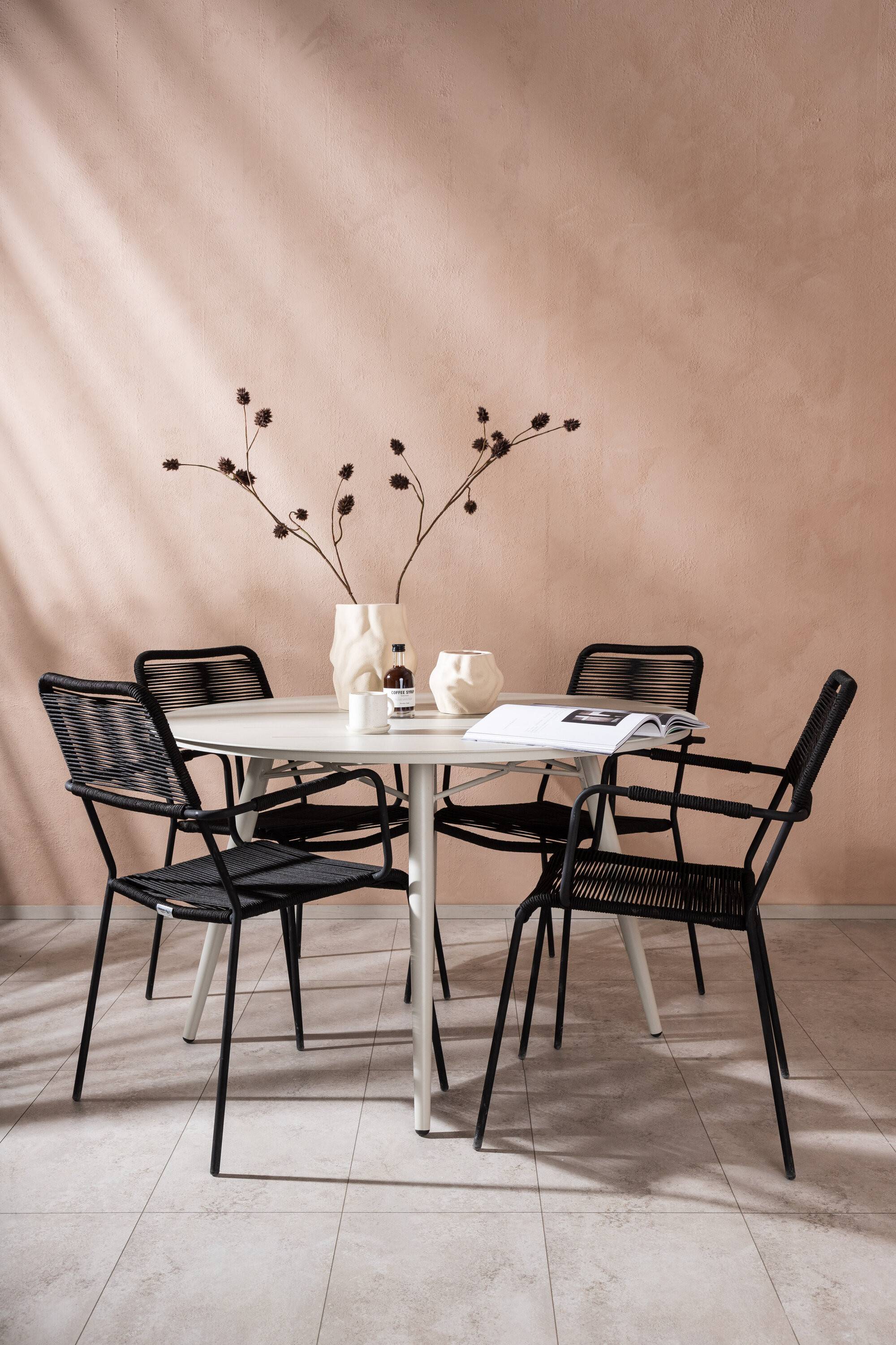 Venture Home Lina Rund Matgrupp