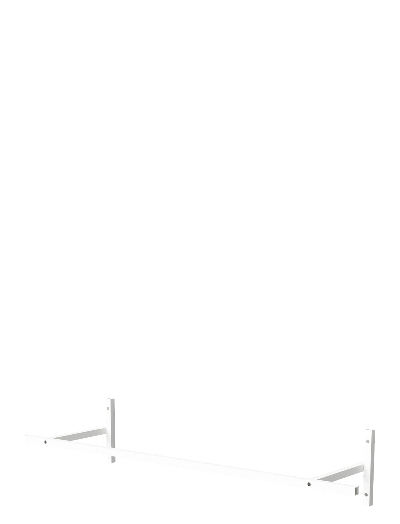 Nichba Design Wardrobe Rail - White - White - One Size