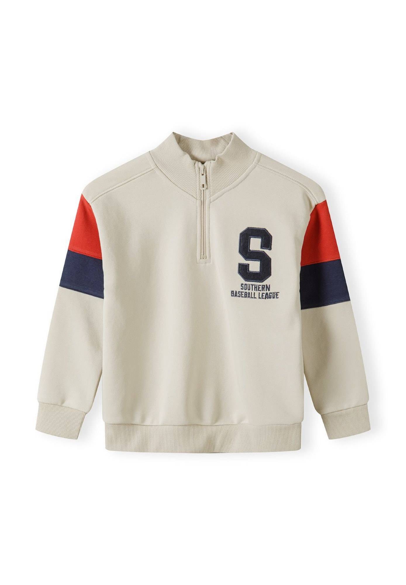 MINOTI Sweatshirt  navy / rød / sort / hvid