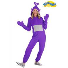 Adult Teletubbies Tinky Winky Jumpsuit Costume