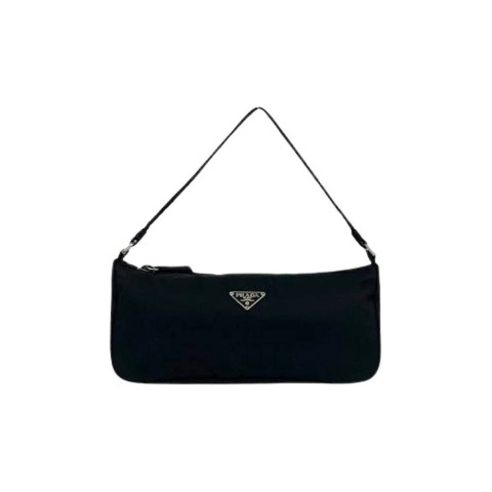 Prada Vintage - Pre-owned Nylon Axelremsväska Vintage - Dam - ONE Size - Nylon