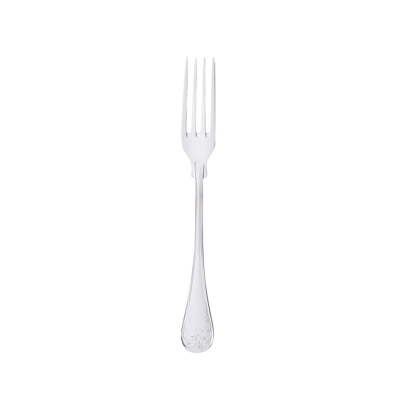 Gense Gammal Fransk Dessertgaffel - Silver