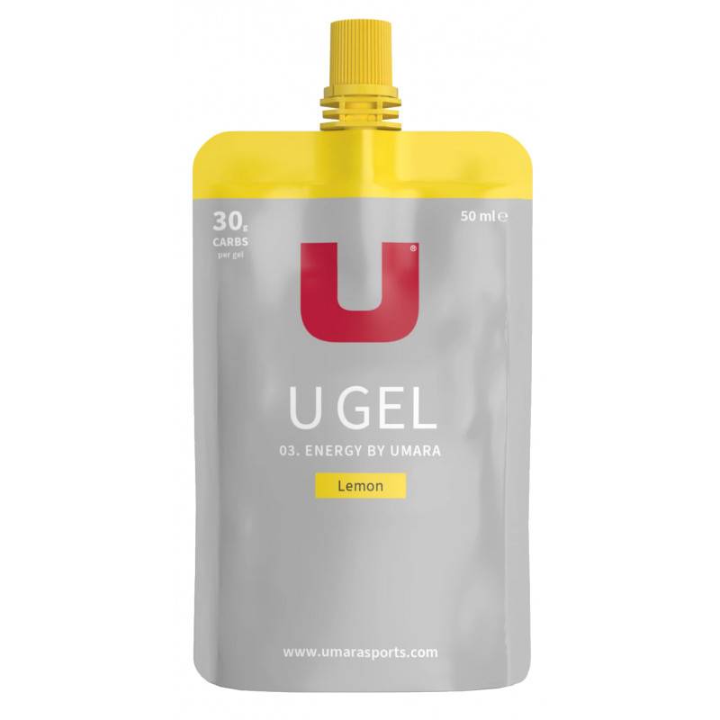 Umara U Gel - Skruvkork, 30 g Carbs, Citron, Energigel