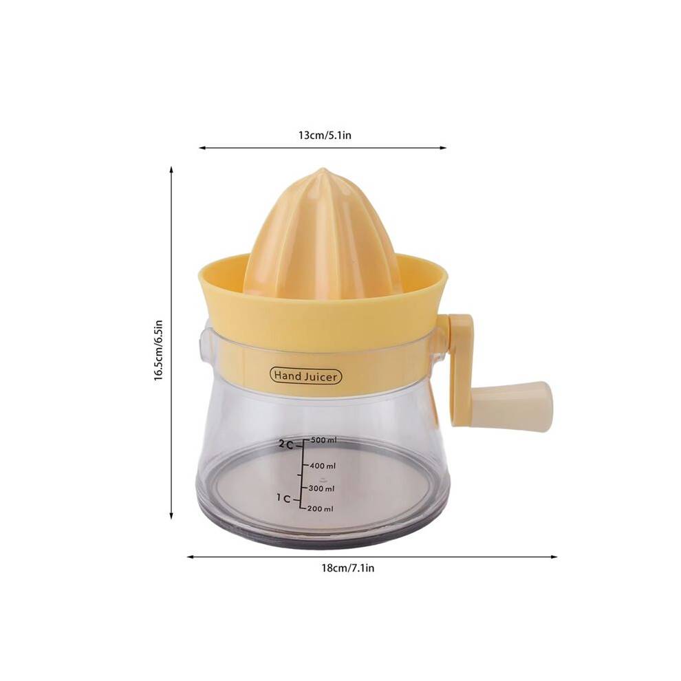 Manual Citrus Juicer - Multi-Functional Hand Juicer for Oranges and Lemons, Portable Kitchen Tool for Juice
